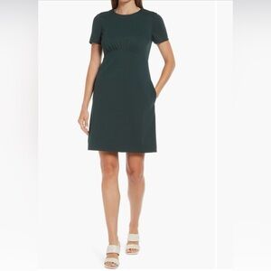 Elegant Dark Green Mini Dress